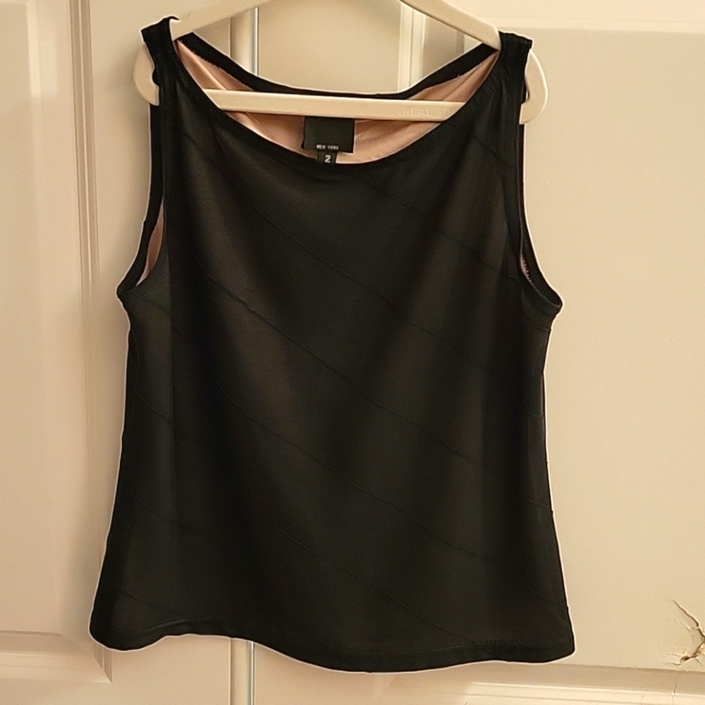 Tank by Catalyst New York in Black and Tan inside